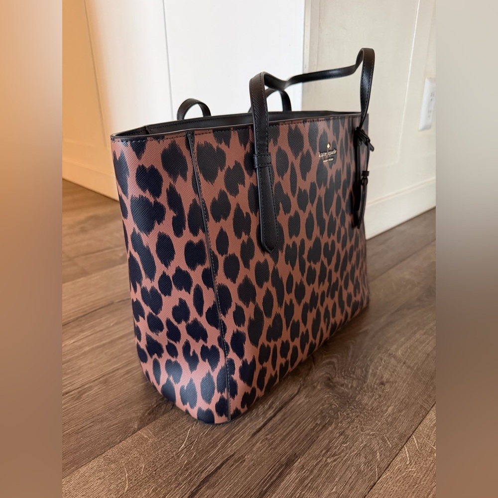 Kate Spade Schuyler Spotted Animal Print Medium Tote - Picture 5 of 15